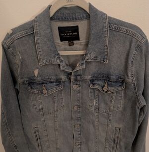 Lucky Brand Women's Faded Blue Denim Jacket